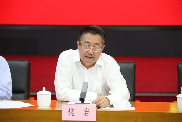 魏巖出席會議講話 魏巖出席會議講話